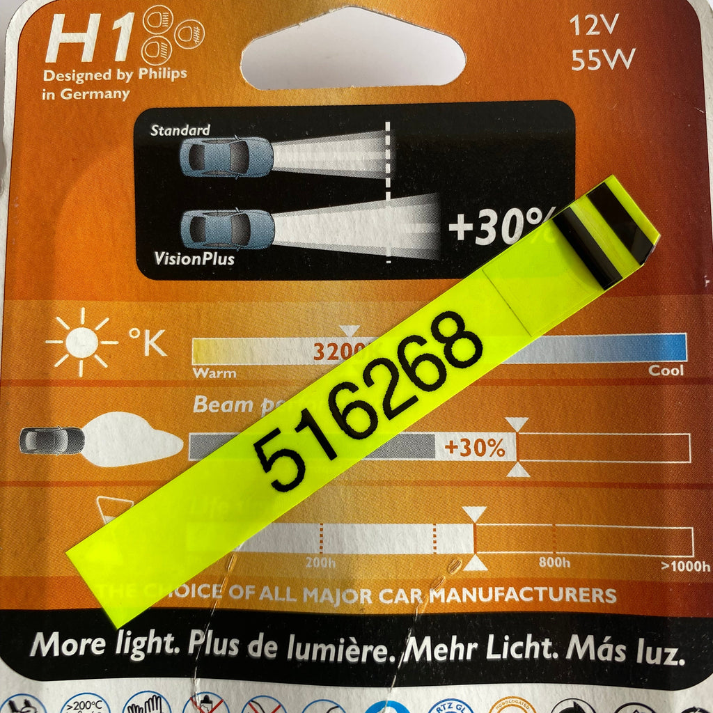 H1-Scheinwerferlampe Harley Davidson REF MCS 516268