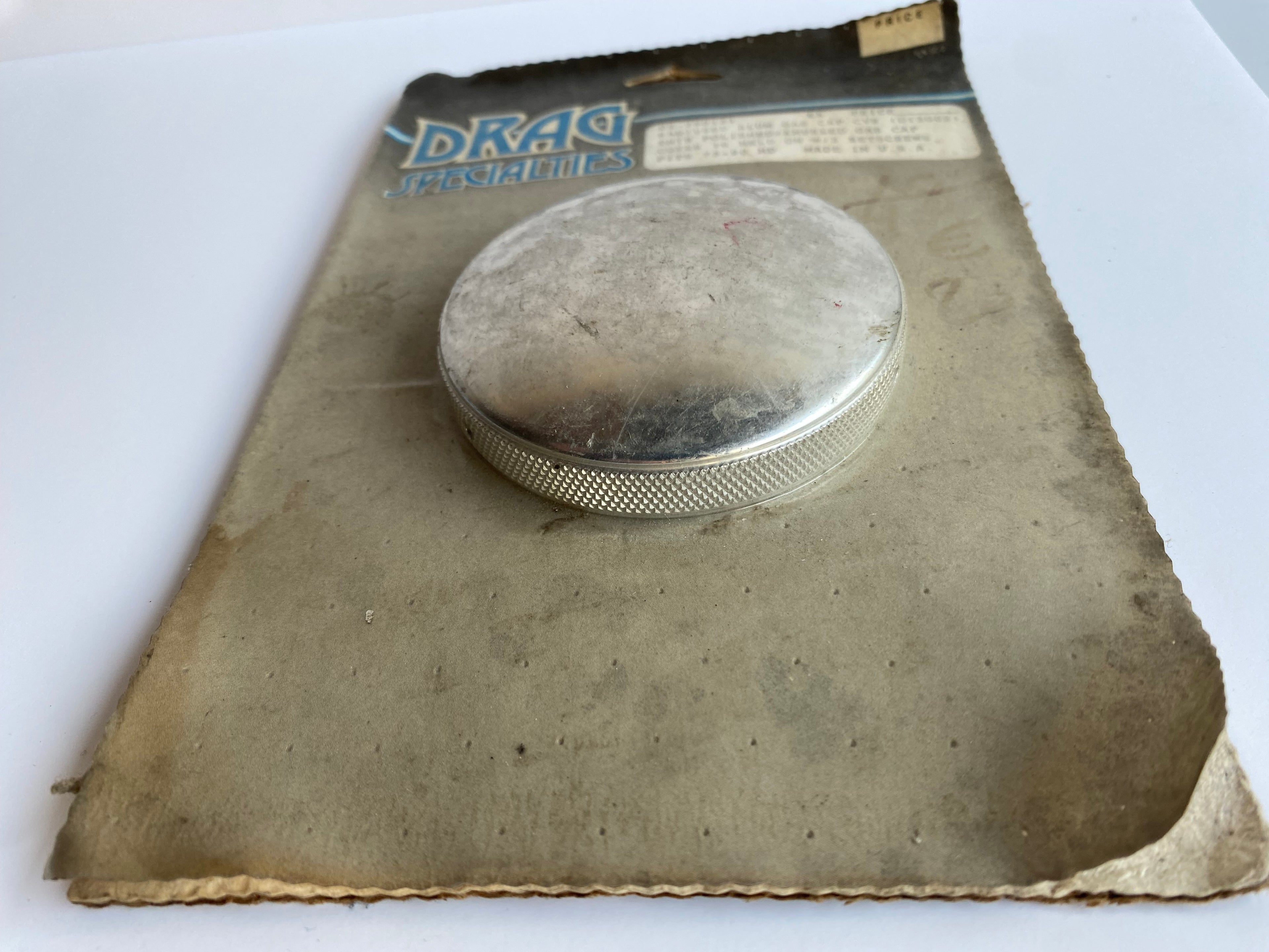 Harley Davidson Drag Fuel Tank Cap Aluminum Cover REF: DS- 390121