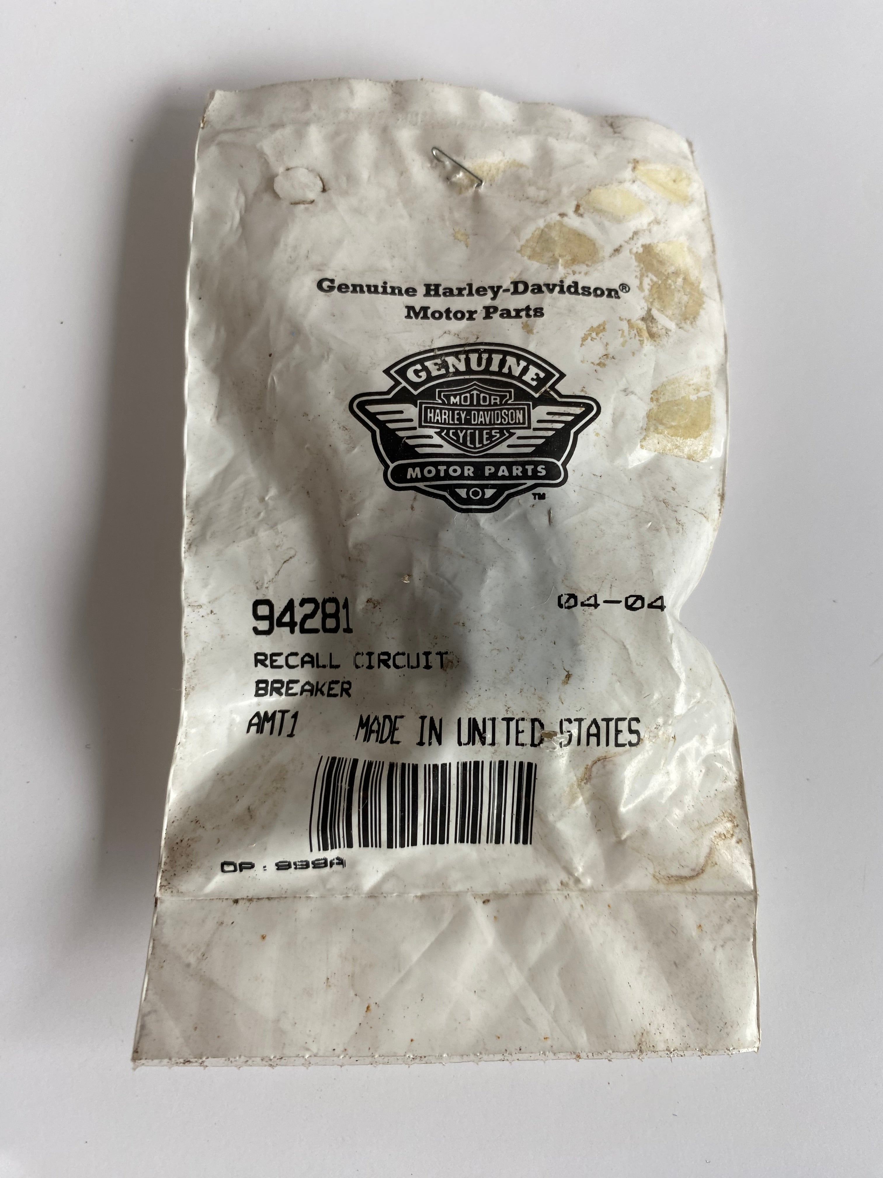 Relais thermique 50A Harley Davidson REF OEM rappel 94281