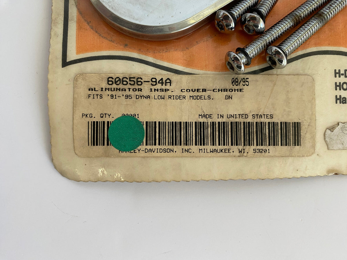 Trappe inspection collection Aluminator chromé Dyna Harley Davidson REF OEM 60656-94A