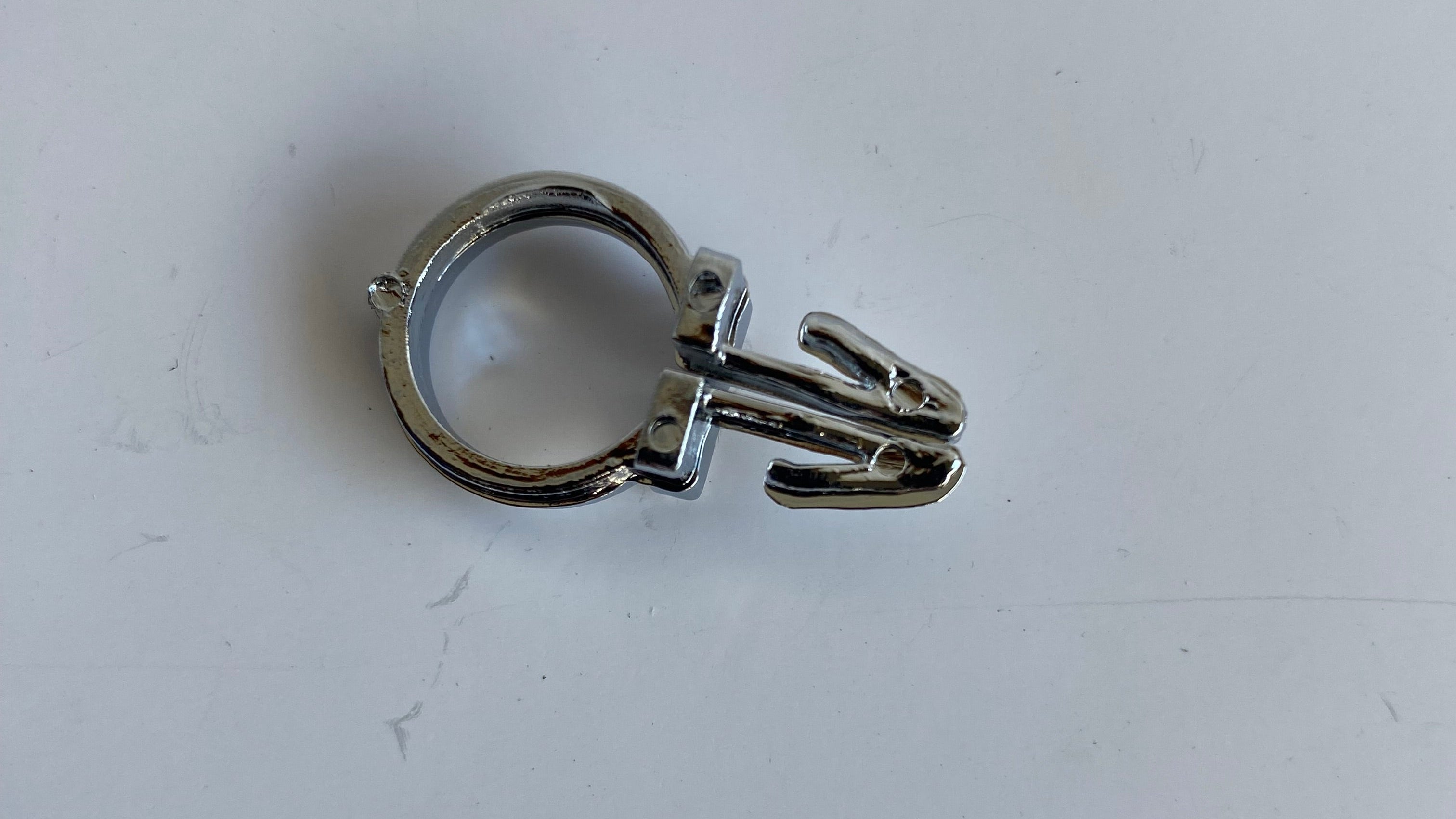 Clips 1/2 chrome de câblage pour guidon Harley Davidson REF Drag DS-272334