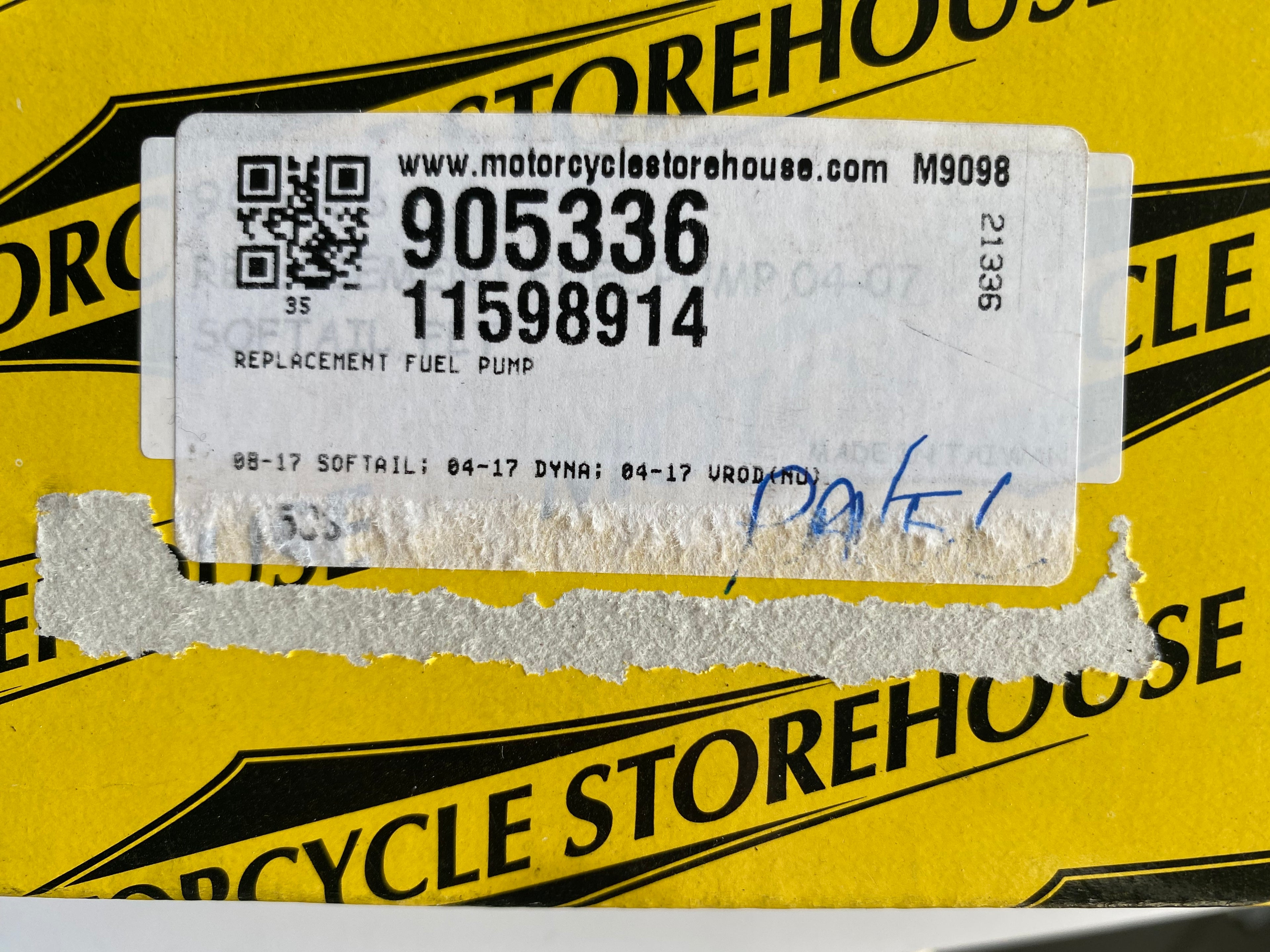 Pompe à essence réservoir carburant Harley Davidson REF 75284-08A & 61016-04B