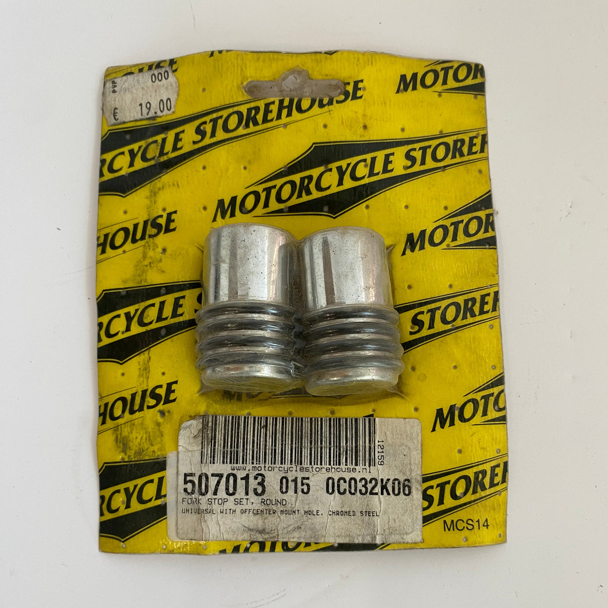 Jeu de butées de fourche chromées universel Harley Davidson REF MCS 507013