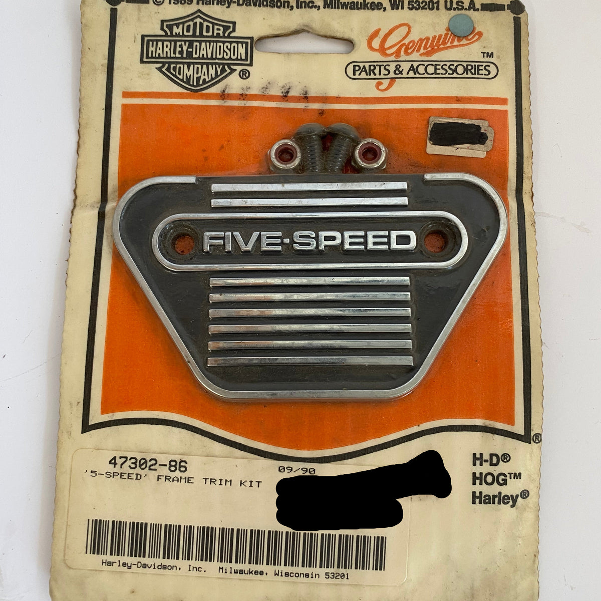 Cache cadre Five Speed FXR Harley Davidson REF 47302-86