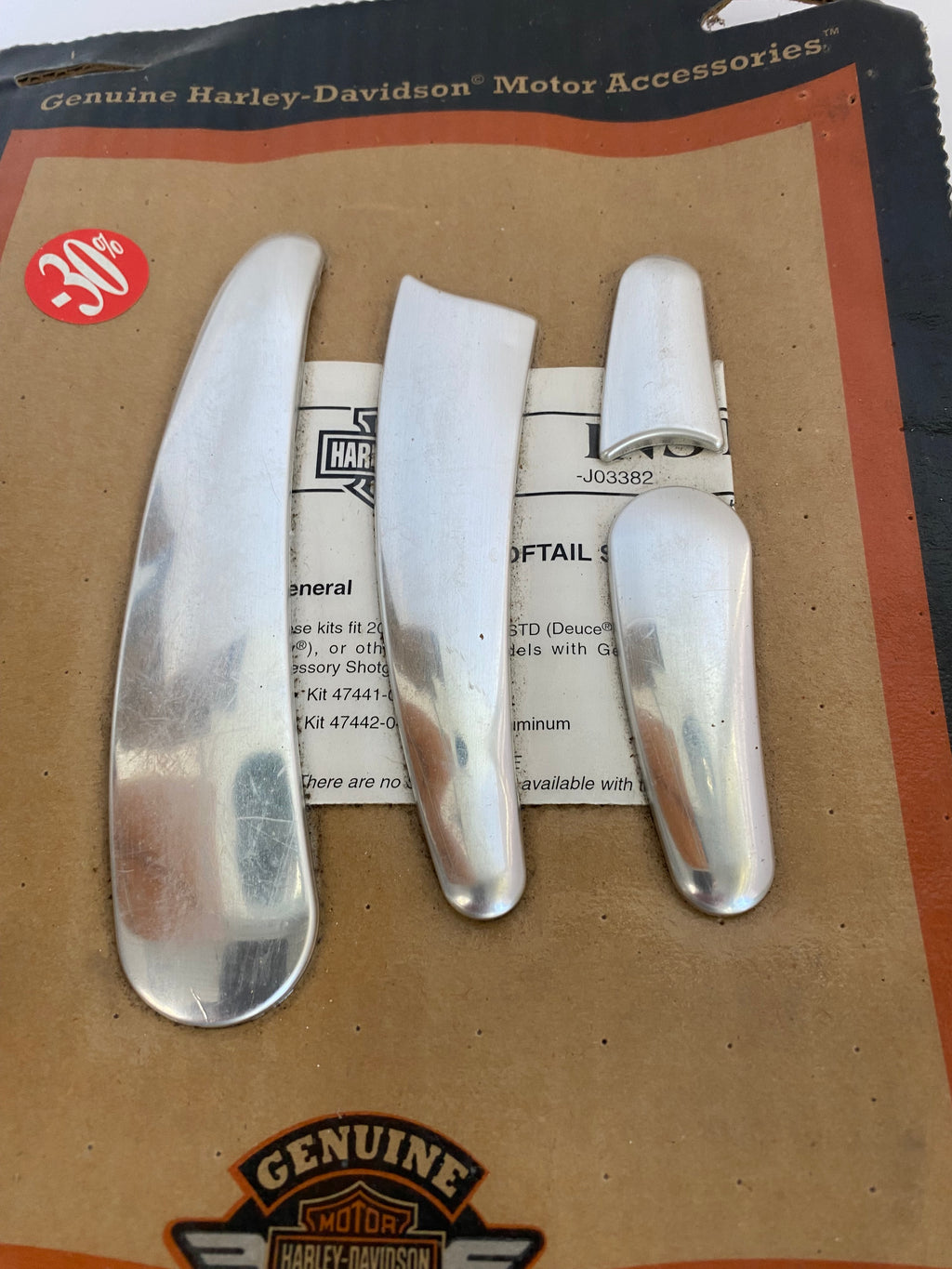 Inserts aluminium cache cadre Softail Twin Cam Harley Davidson REF 47442-04