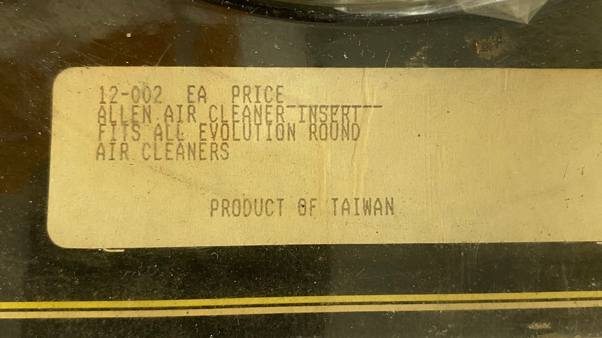 Cache insert  filtre à air chromé EVO 1340 Harley Davidson REF CCI 12-002