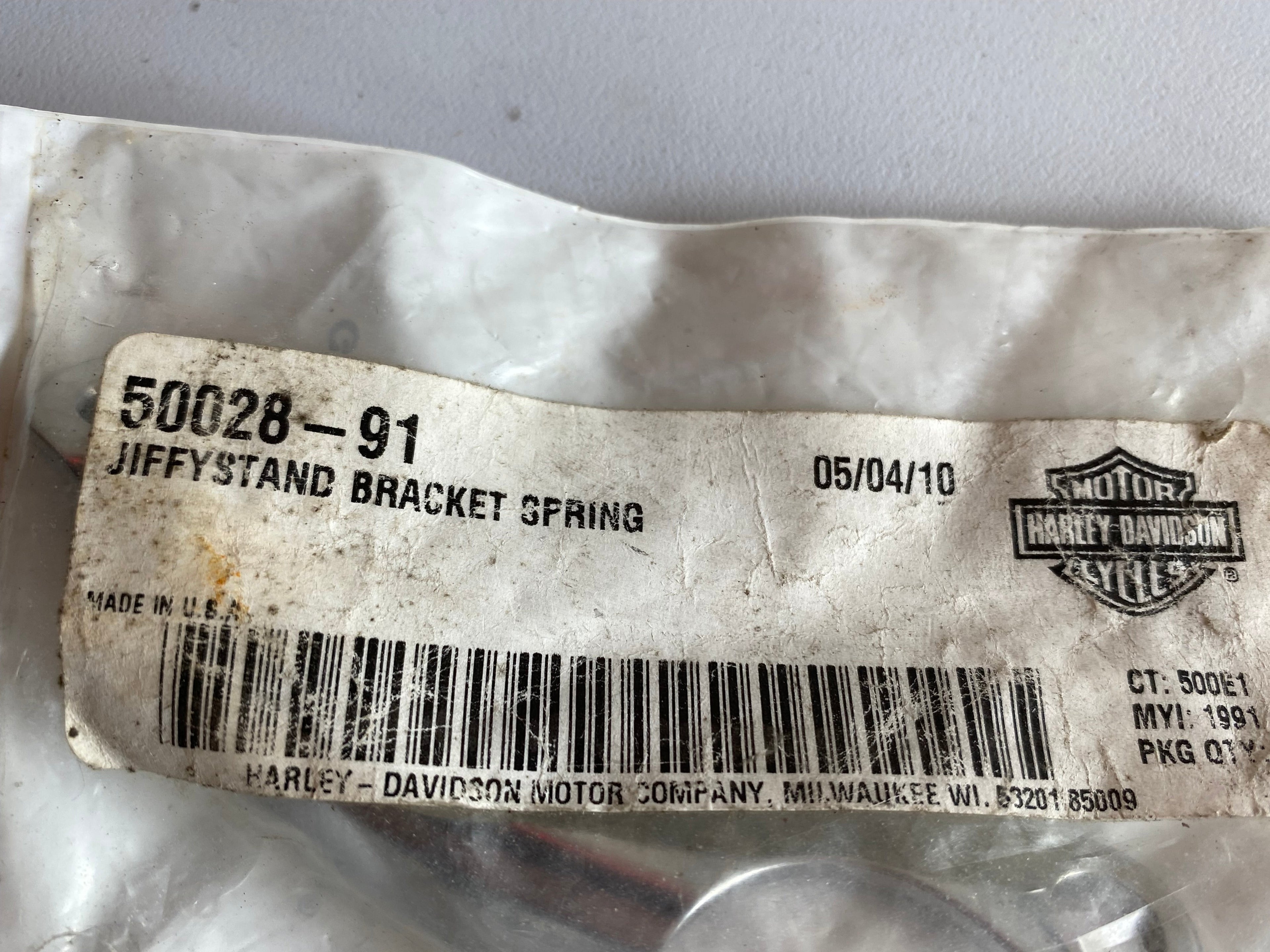 Harley Davidson Softail Kickstand Spring Support REF OEM 50028-91