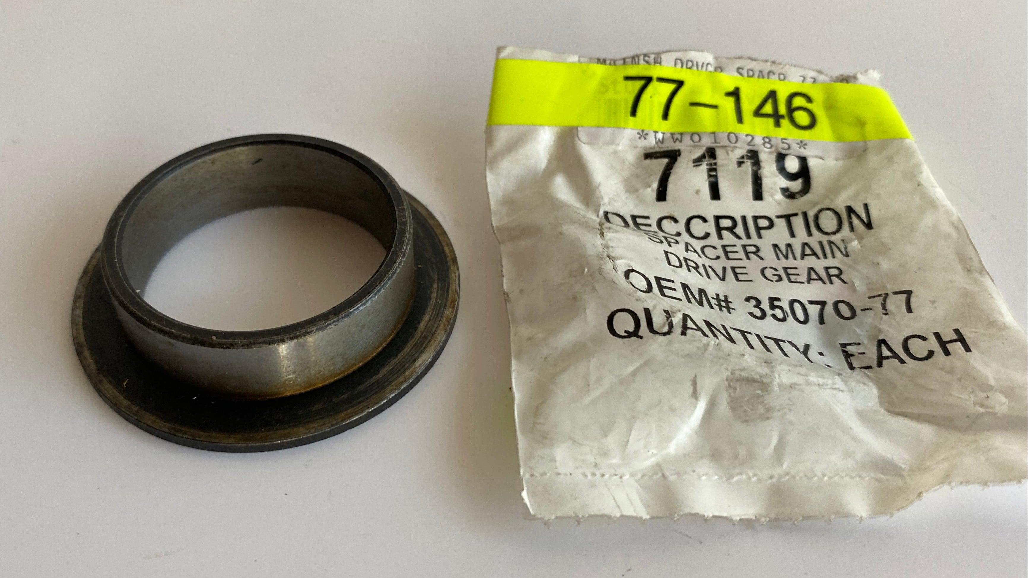 Entretoise arbre principal boite à vitesses Shovelhead Harley Davidson REF OEM 35070-77
