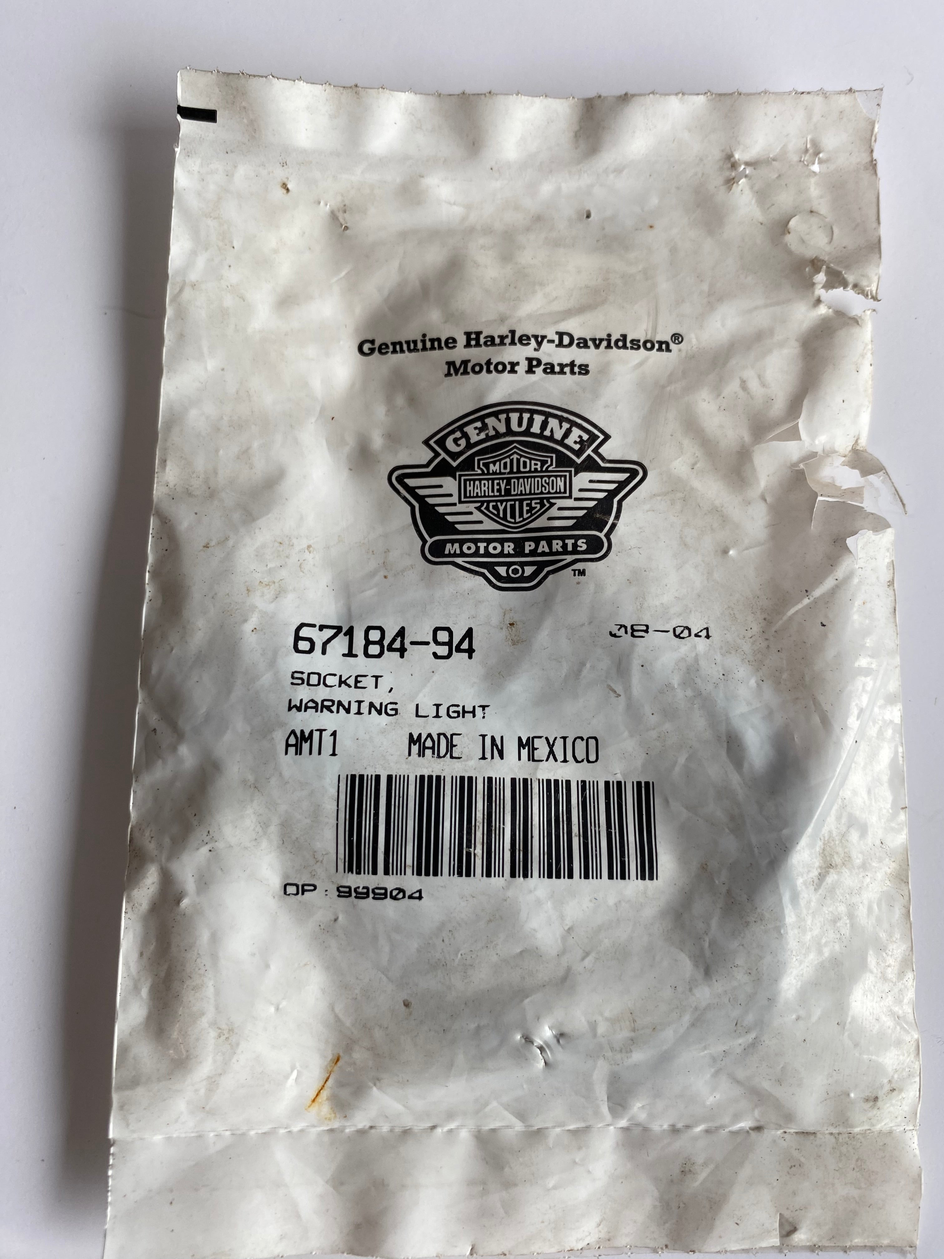 Douille ampoule voyant Harley Davidson REF OEM 67184-94