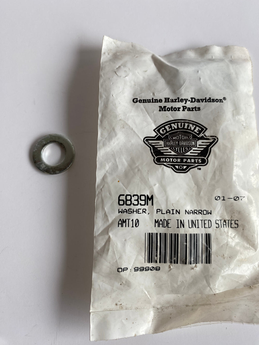 Rondelle M10 Vrod Harley Davidson REF OEM 6839M