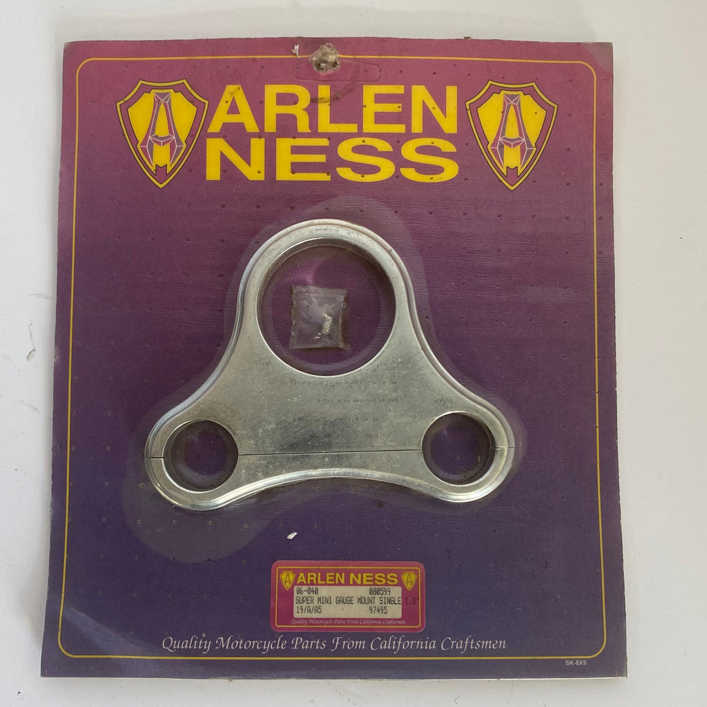 Support mini compteur 48 mm pour guidon T-bar Arlen Ness Harley Davidson REF 06-040