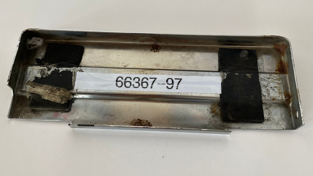 Cache supérieur cache batterie chromé Harley Davidson REF OEM 66367-97