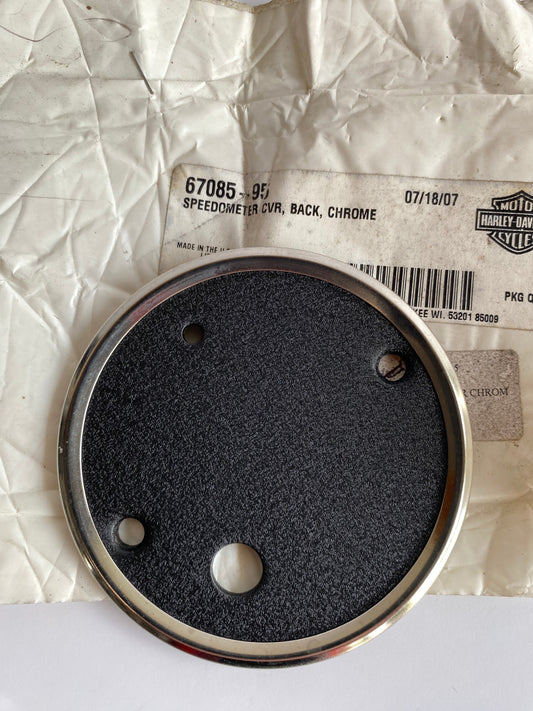 Harley Davidson Schwarz/Chrom-Messgerät-Hintergrund OEM-Referenz: 67085-95