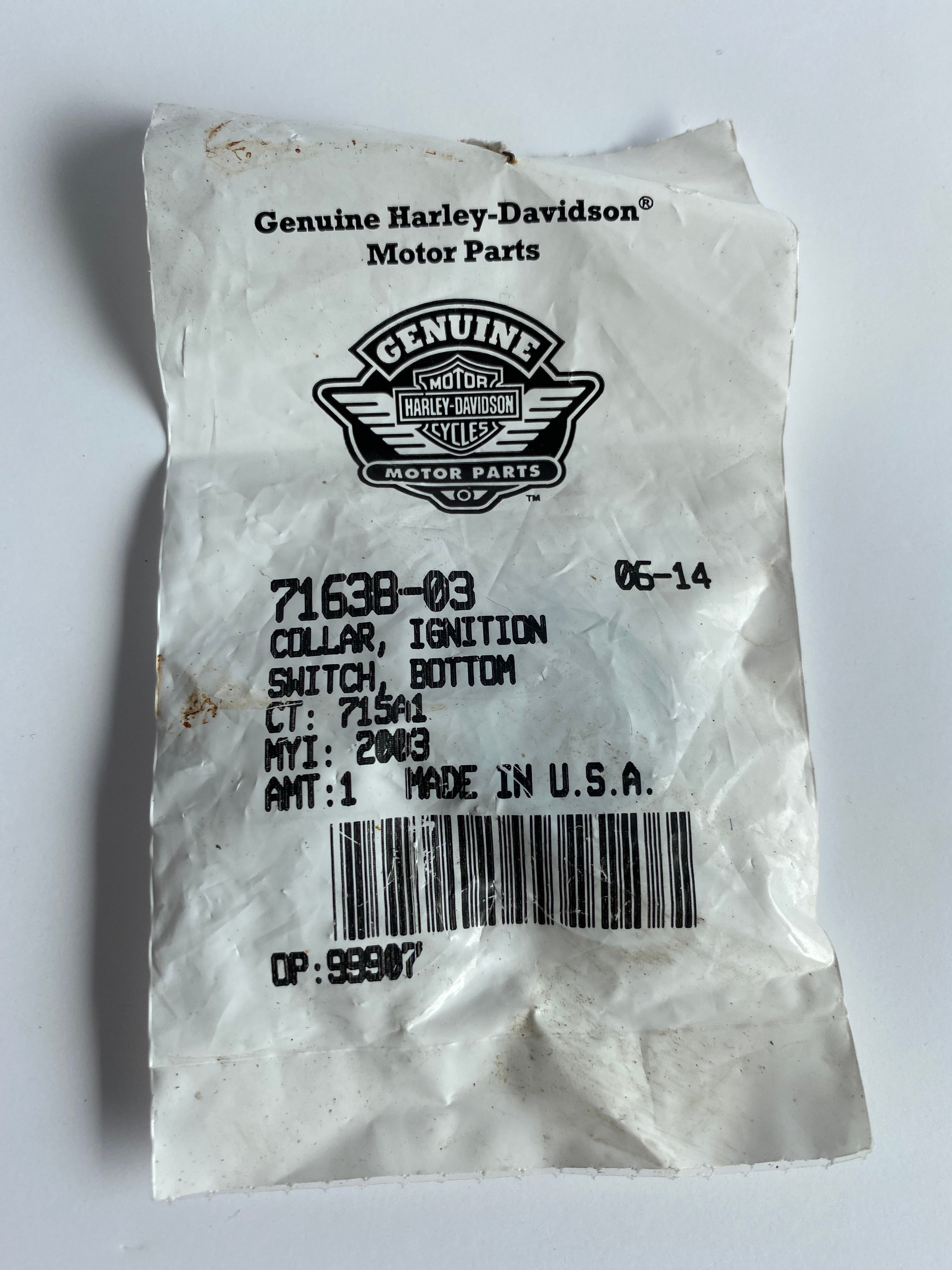 Entretoise de contacteur à clés Harley Davidson REF OEM : 71638-03