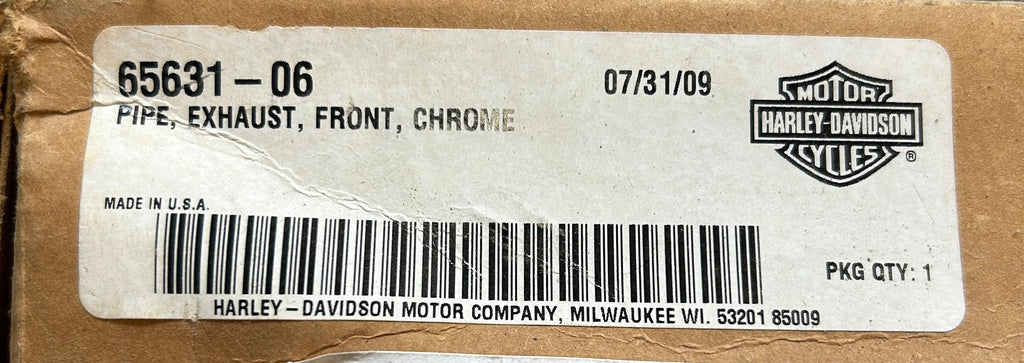 Collecteur échappement avant Dyna Harley Davidson REF OEM 65631-06