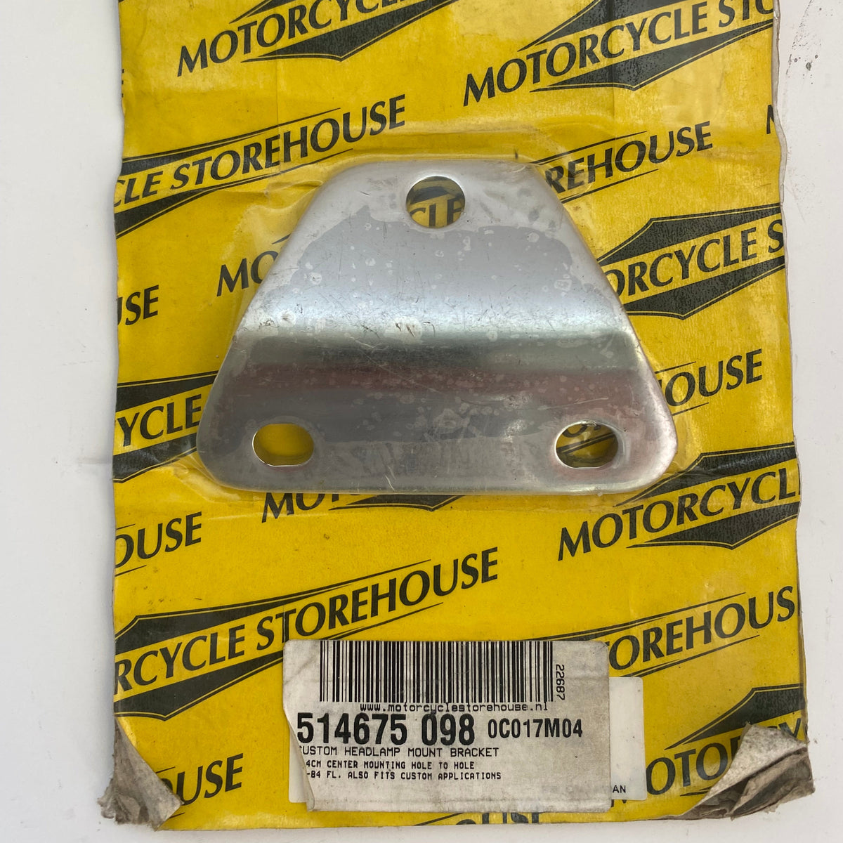 Support de phare chromé Shovelhead Harley Davidson REF MCS 514675