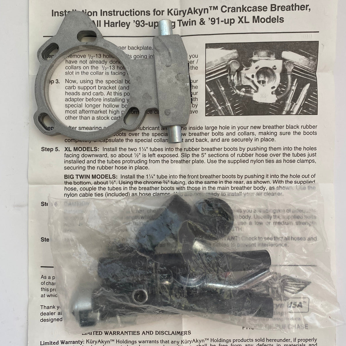 Kit reniflard pour filtre à air Kuryakyn Harley Davidson REF 8518