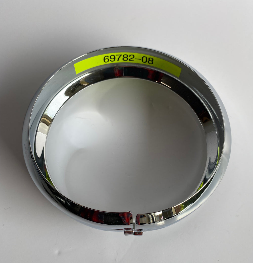 Harley Davidson Chrome Headlight Bezel OEM REF: 69782-08