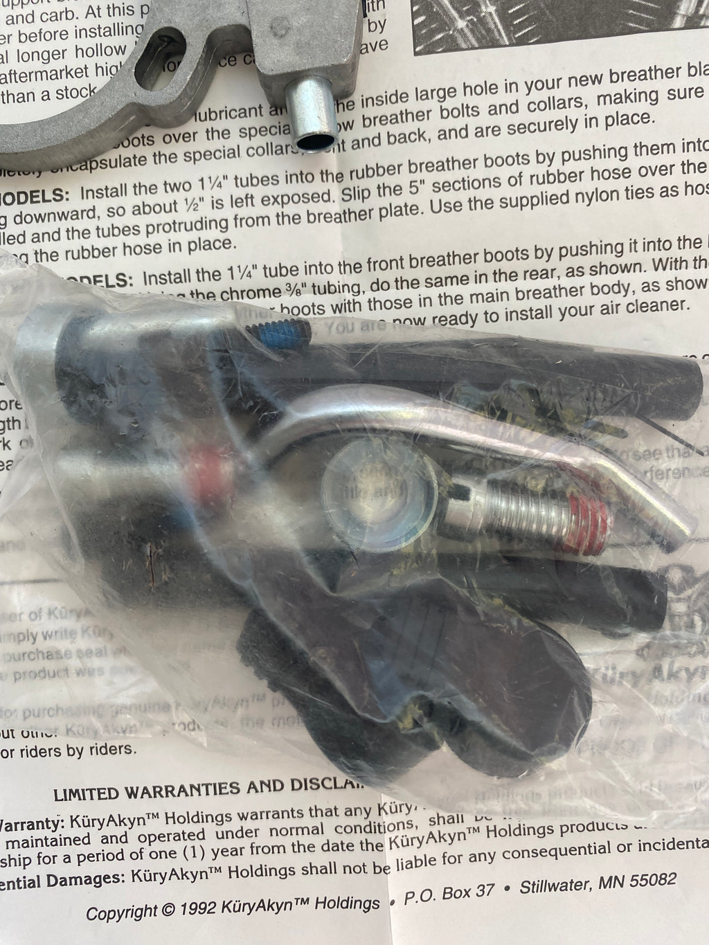 Kit reniflard pour filtre à air Kuryakyn Harley Davidson REF 8518
