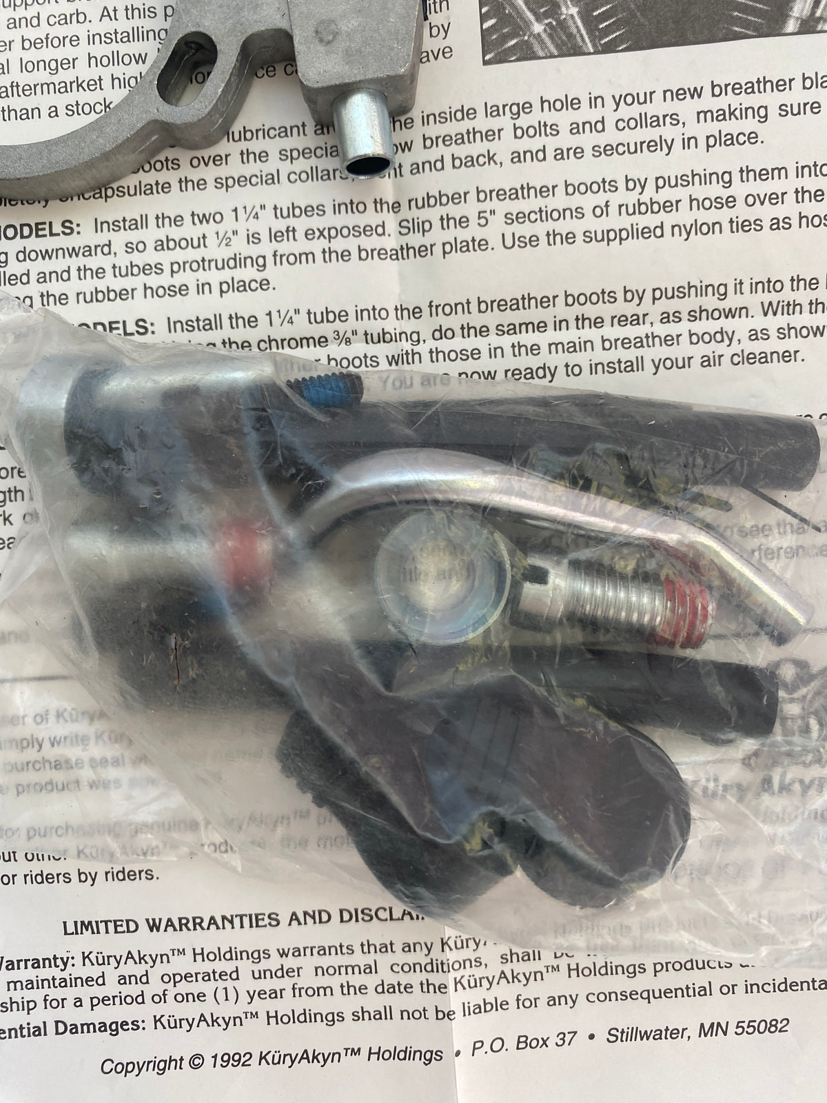Kit reniflard pour filtre à air Kuryakyn Harley Davidson REF 8518