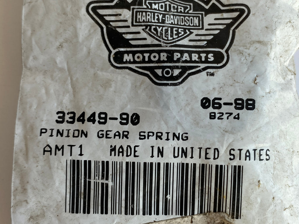 Ressort de pignon de démarreur Big Twin Harley Davidson REF OEM 33449-90
