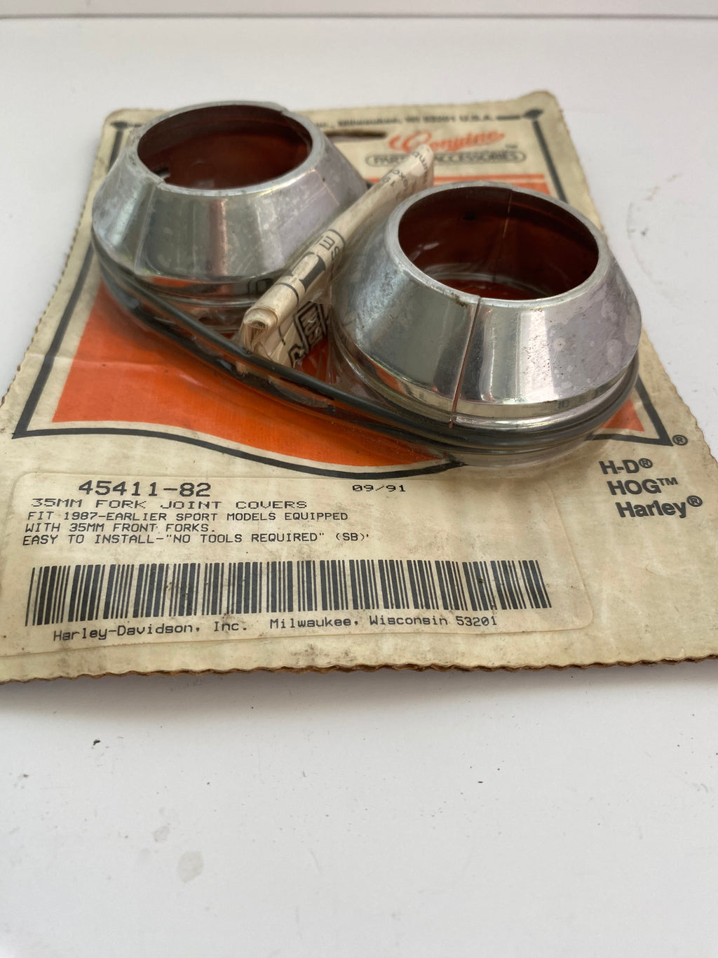 Jeu de caches fourche avec tubes 35 mm Harley Davidson REF 45411-82