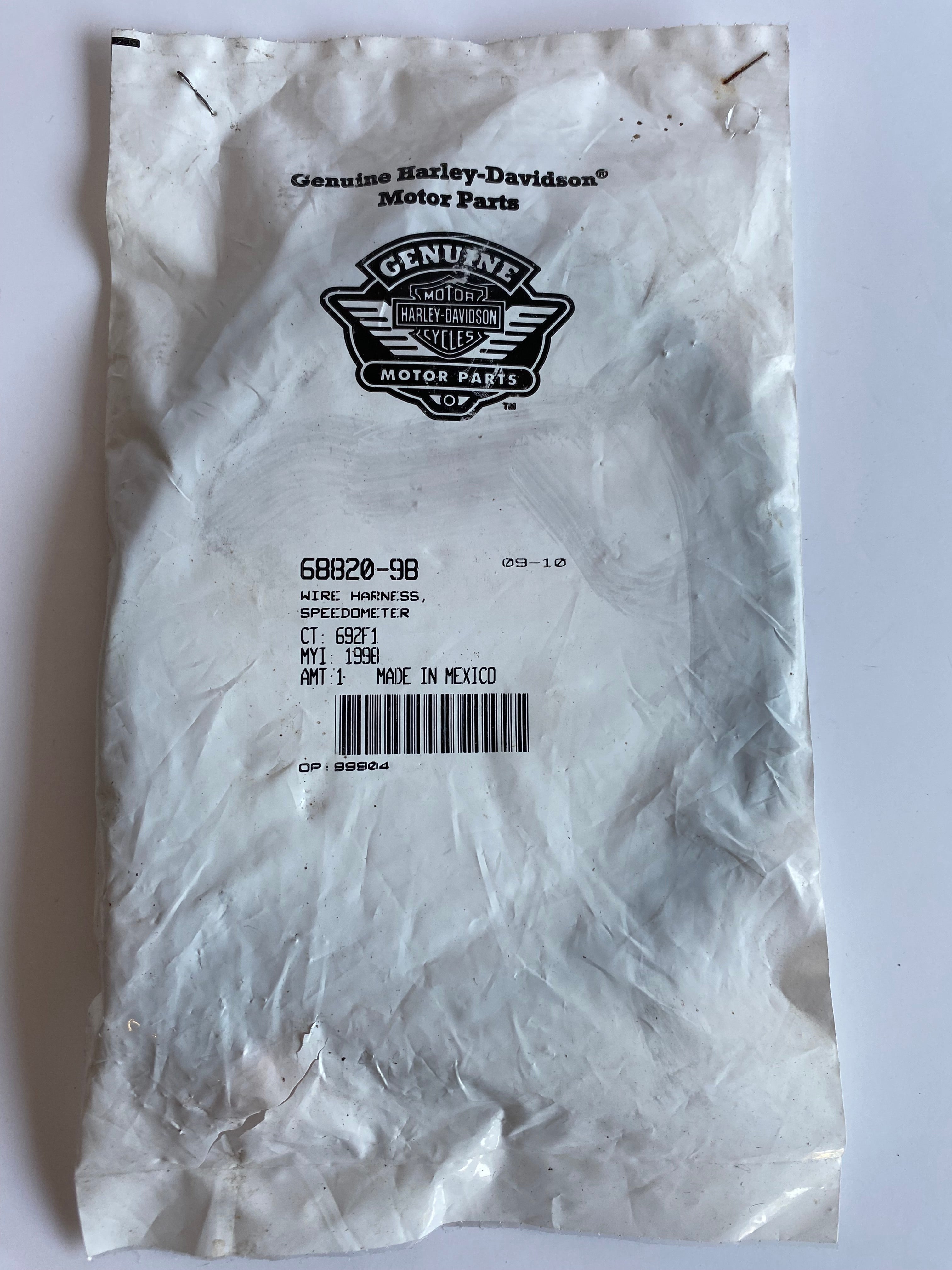 Faisceau pour compteur électronique Harley Davidson REF OEM 68820-98