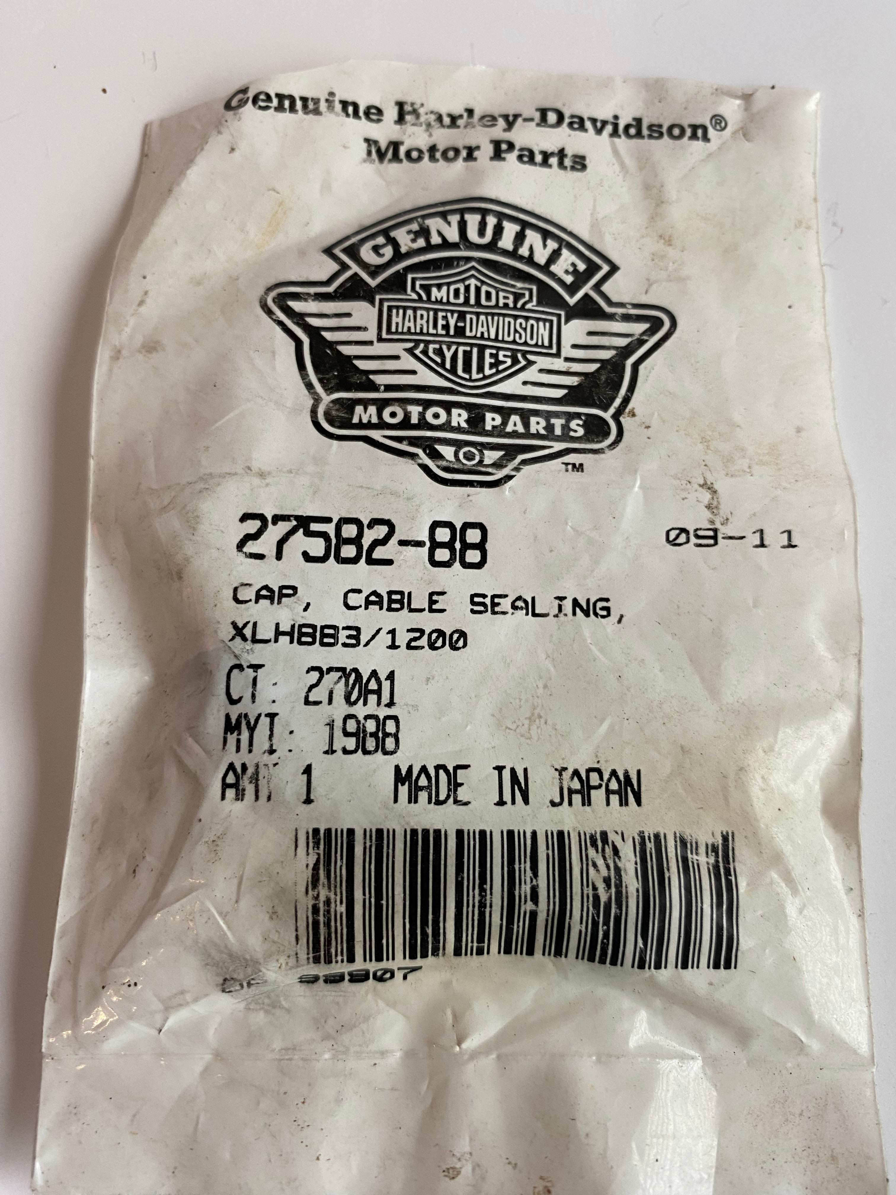 Harley Davidson starter pull rubber elbow REF OEM 27582-88