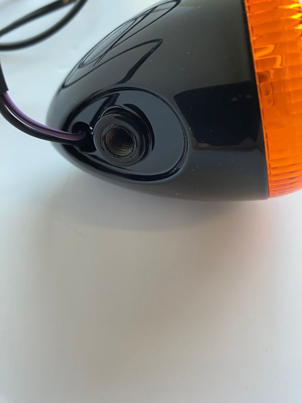 Harley Davidson Single Function Rear Black Turn Signal OEM REF: 69478-08