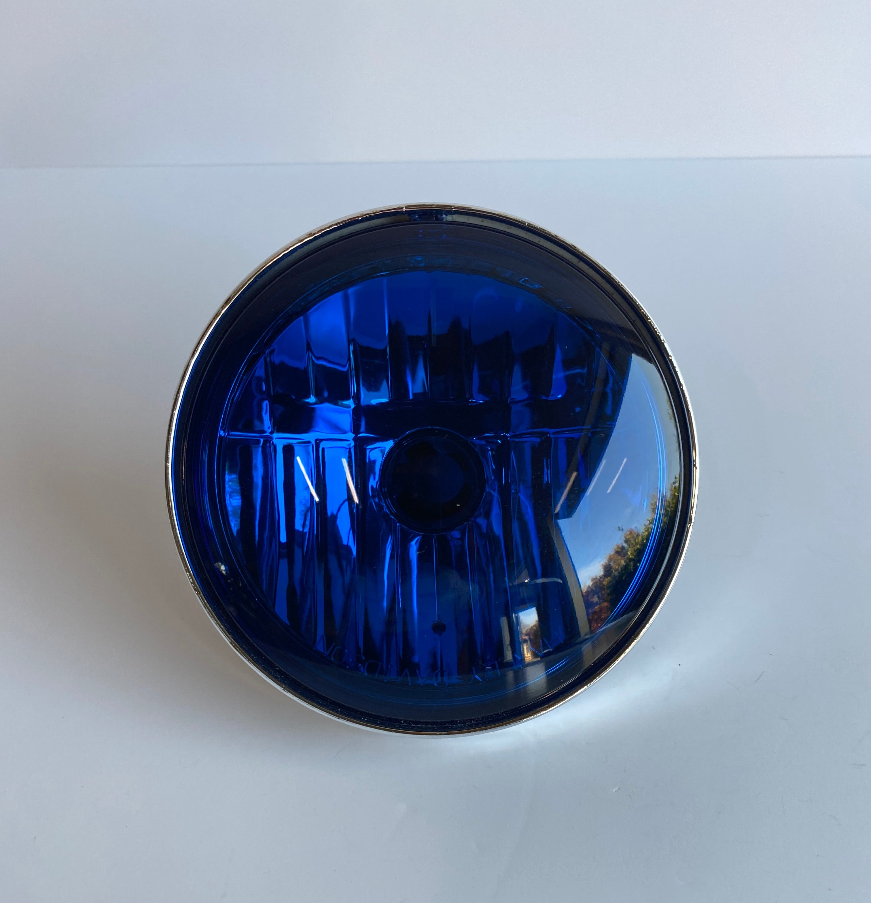 Optique Passing lamp bleu Police Harley Davidson REF OEM 68728-09A