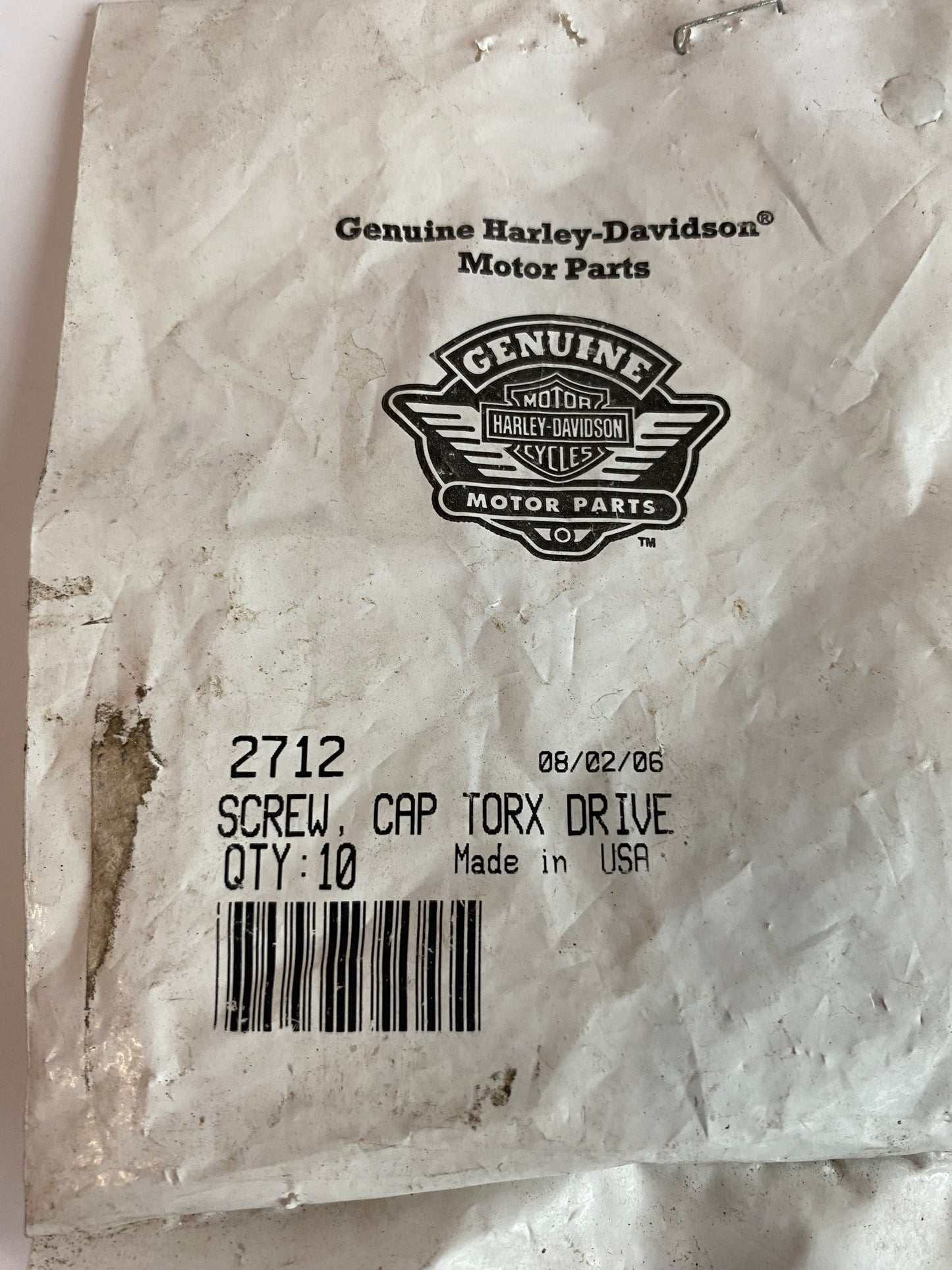 Vis Torx stator 1985 à 1989 Harley Davidson REF OEM 2712