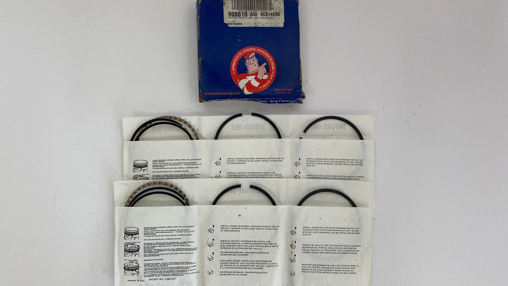 Jeu de segments +.060 Sportster ironhead Harley Davidson REF Hastings 2M7003060