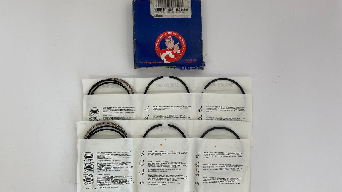 Jeu de segments +.060 Sportster ironhead Harley Davidson REF Hastings 2M7003060