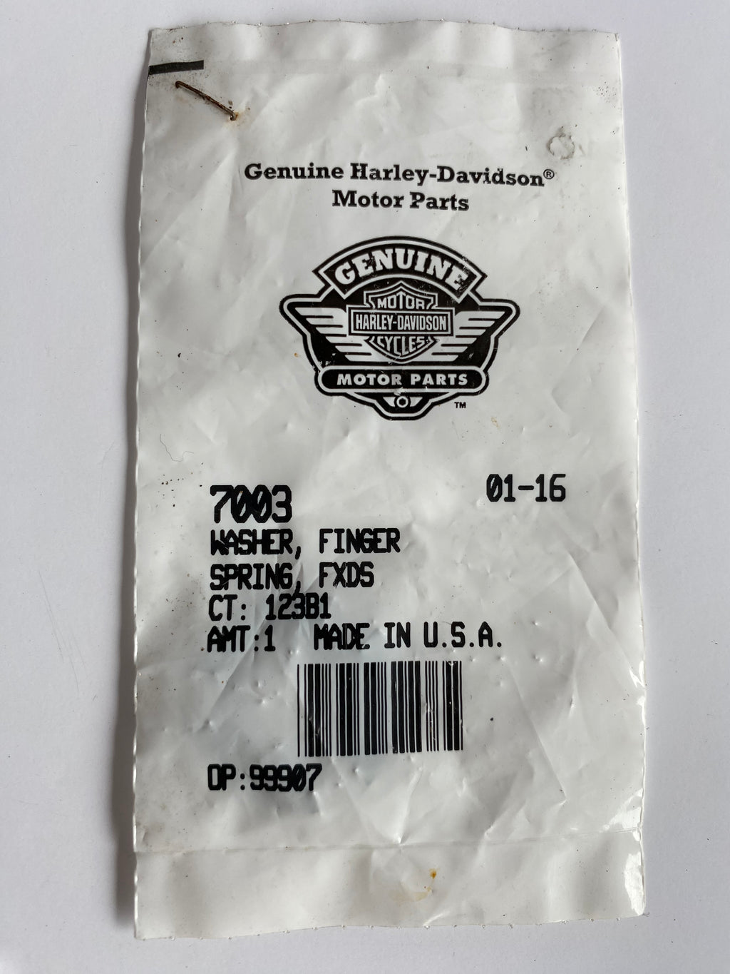 Rondelle ressort d'axe de pédale de frein arrière Harley Davidson REF OEM 7003