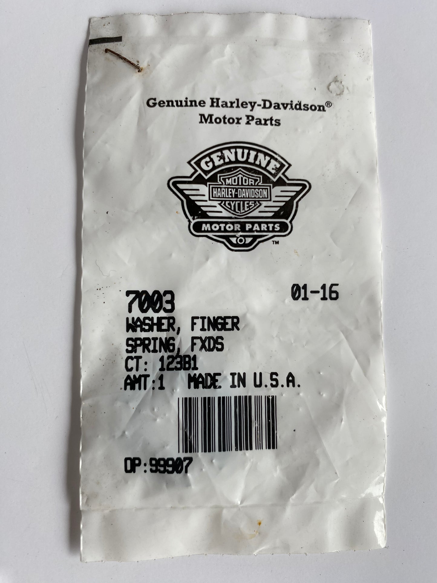 Rondelle ressort d'axe de pédale de frein arrière Harley Davidson REF OEM 7003