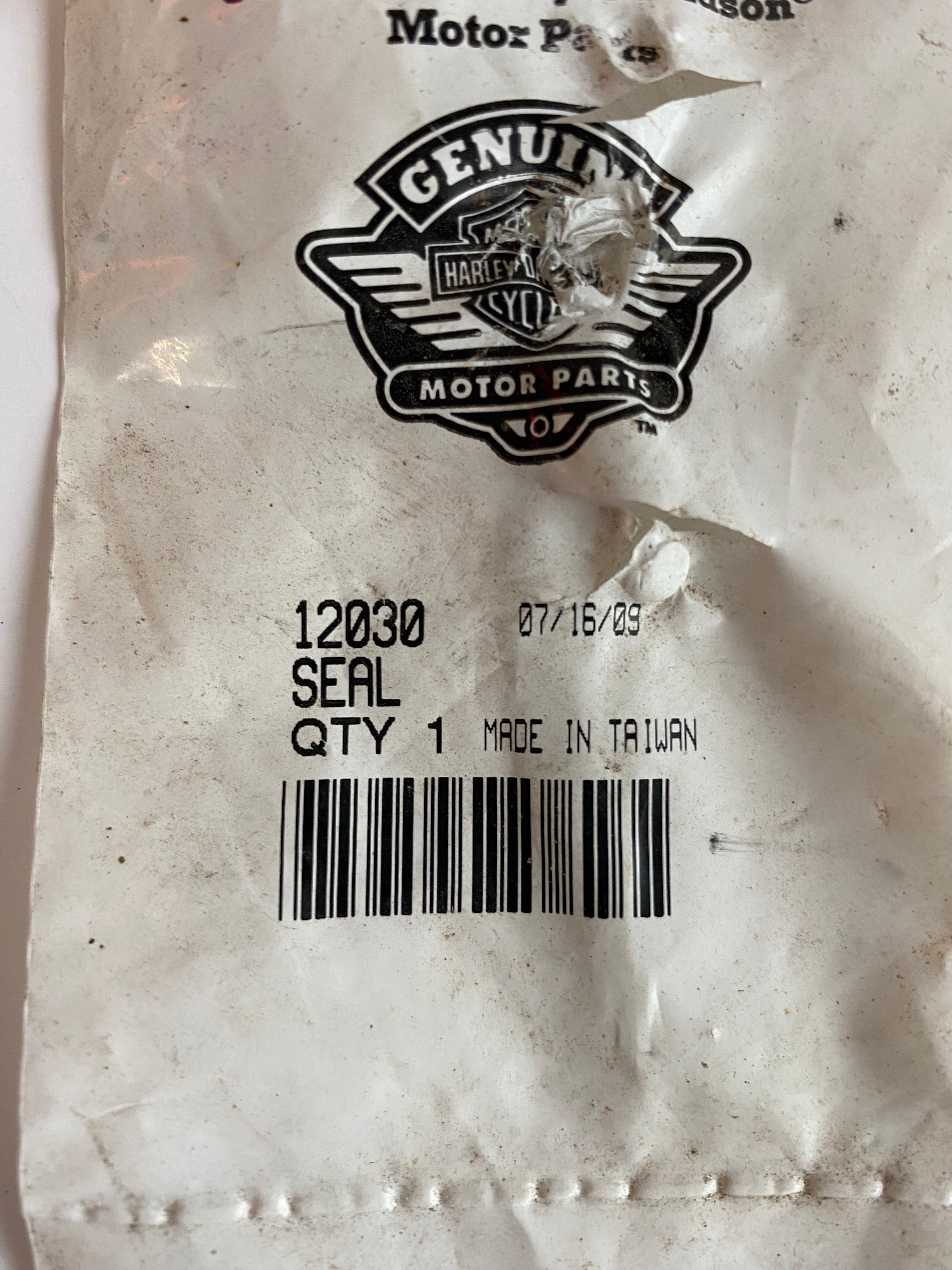 Joint écrou de pignon sortie de boite à vitesses Sportster Harley Davidson REF OEM 12030