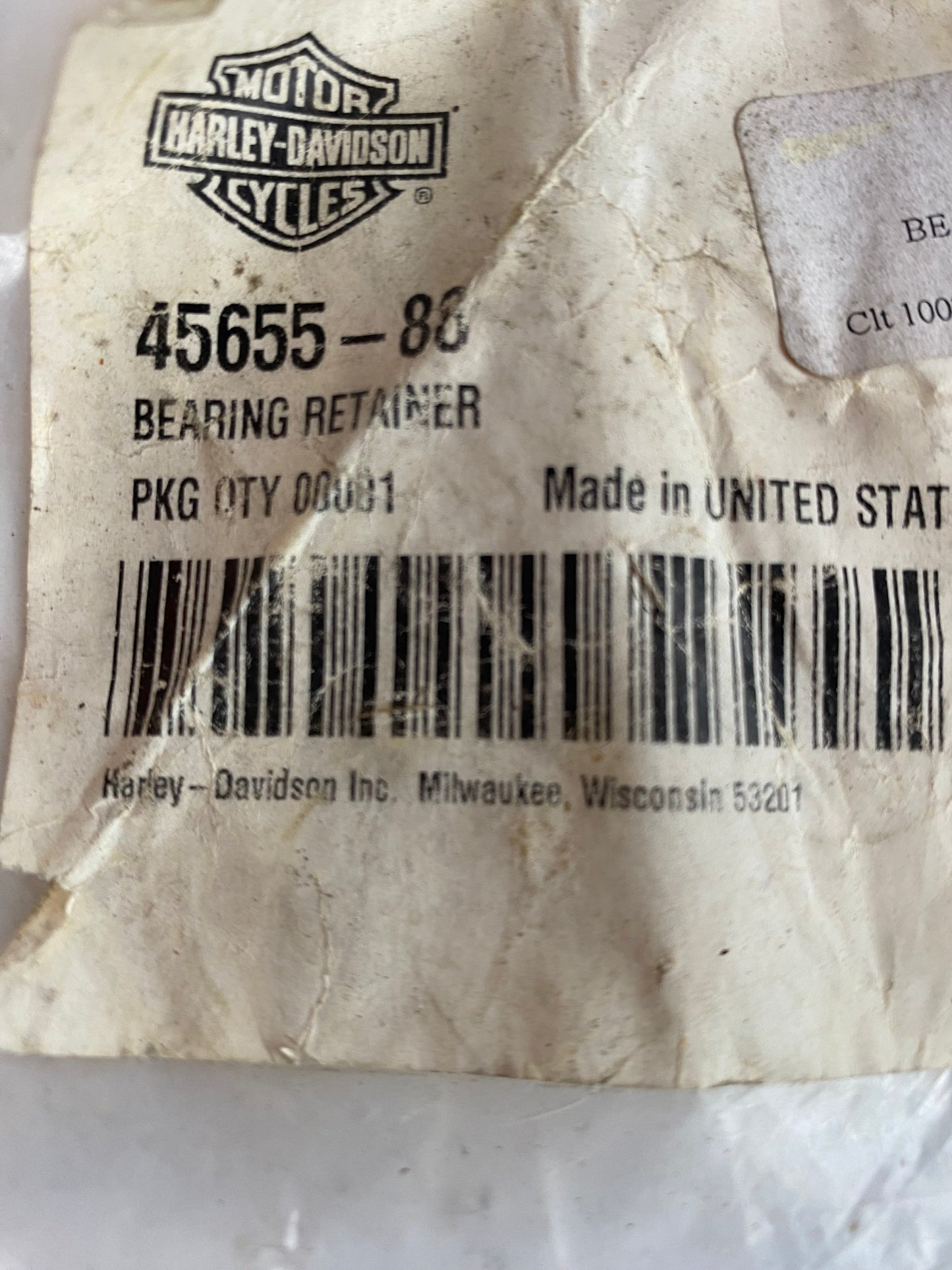 Bague de roulement Fourche Softail springer Harley Davidson REF OEM 45655-88