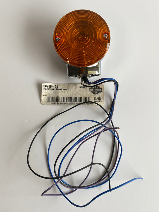 Clignotant avant Harley Davidson REF OEM : 68766-94
