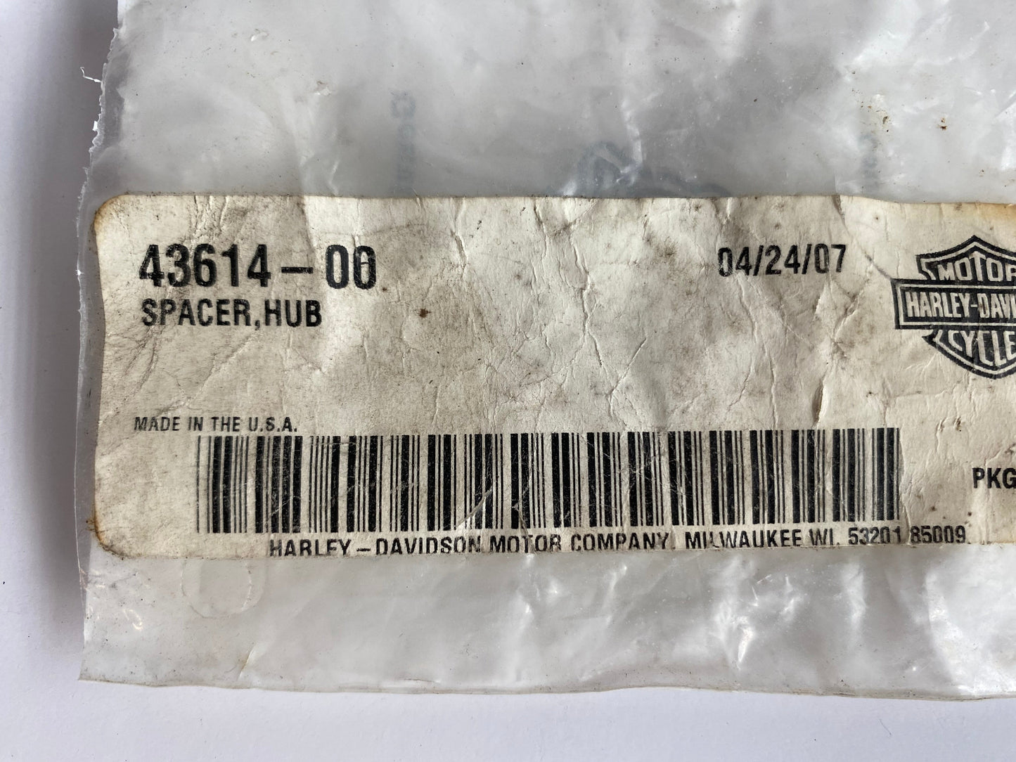 Entretoise roue avant droite Softail Harley Davidson REF OEM 43614-00