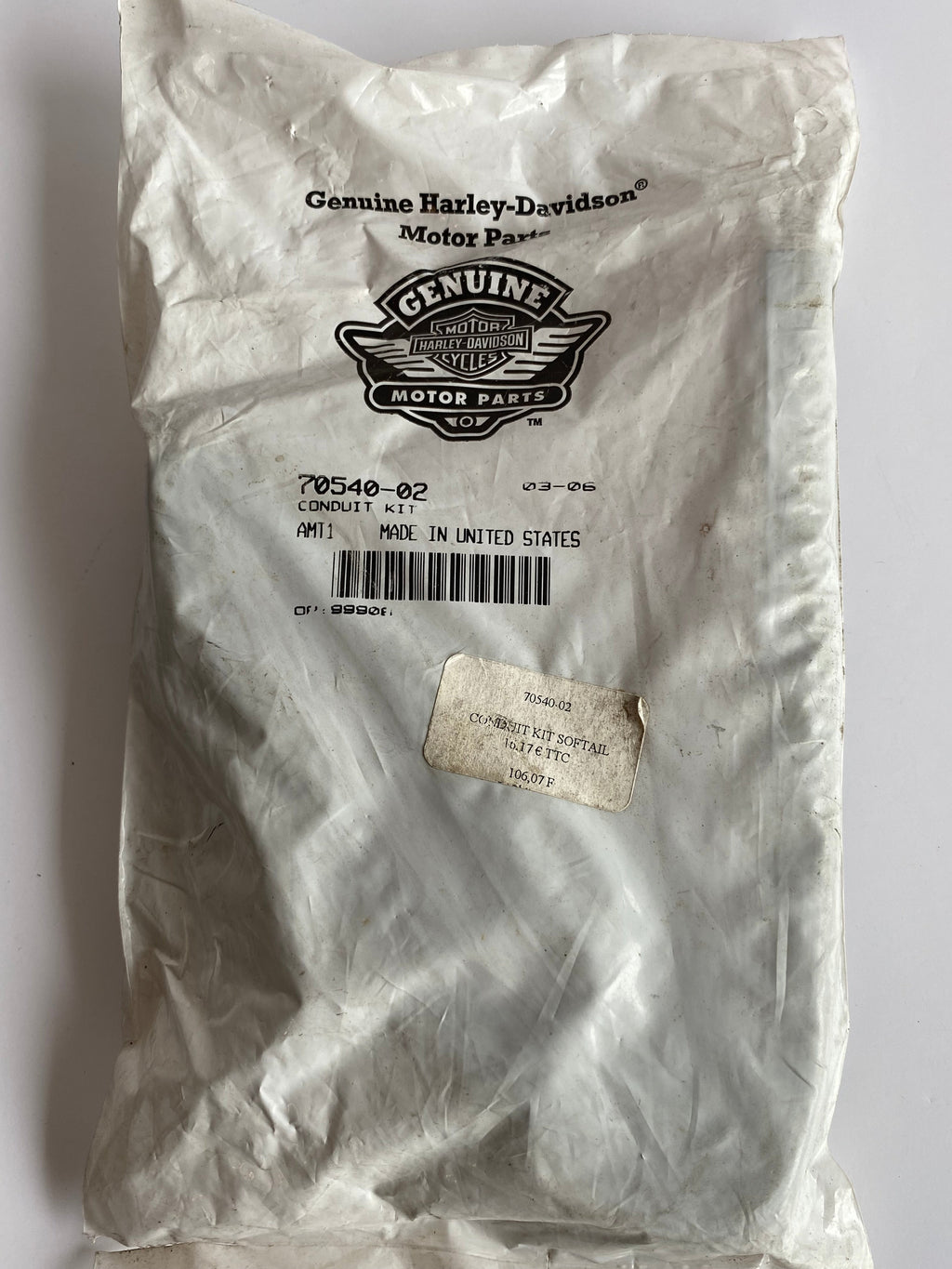 Gaine pour faisceau Harley Davidson REF OEM : 70540-02