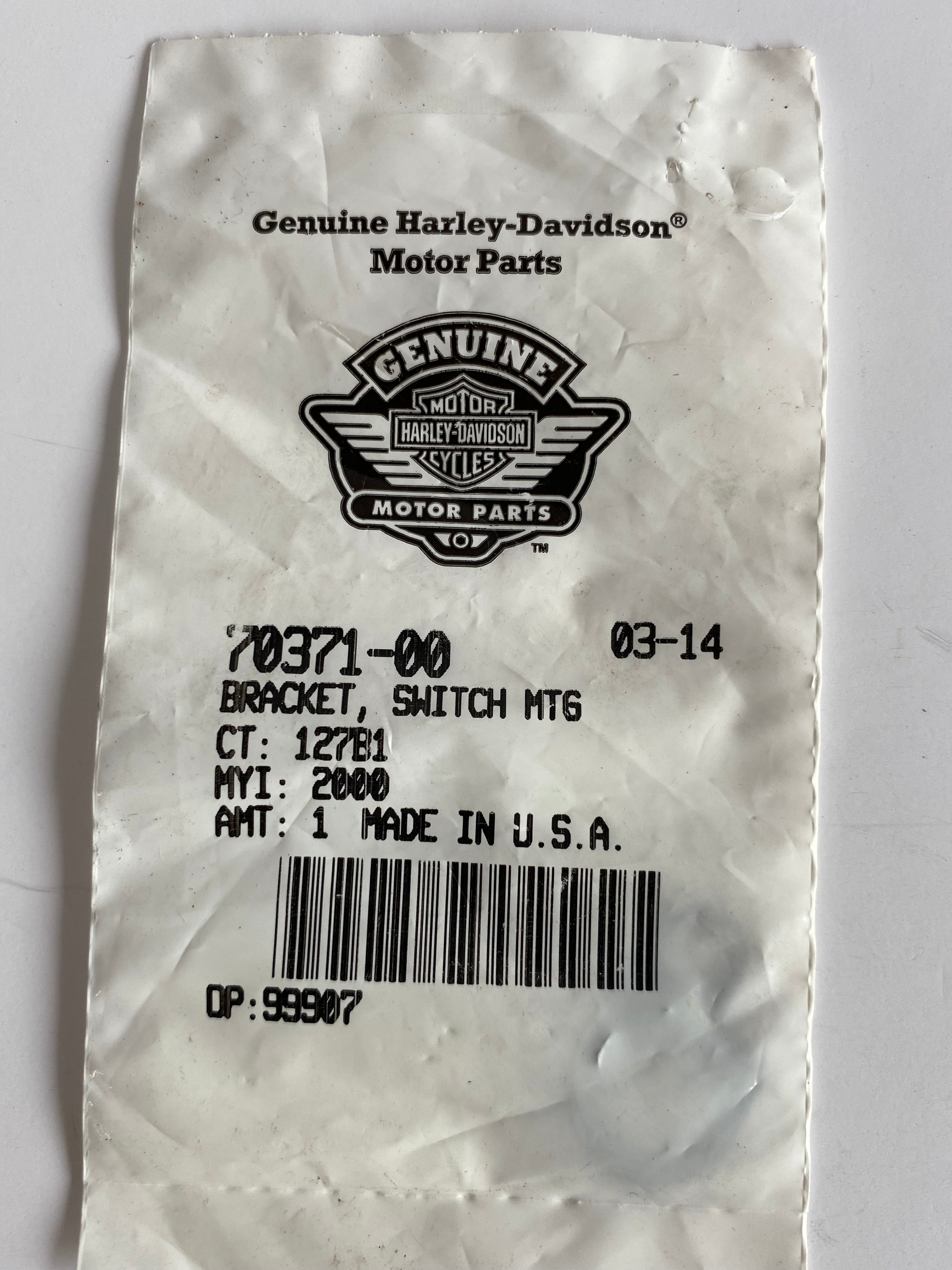 Harley Davidson Auxiliary Button Support OEM REF: 70371-00