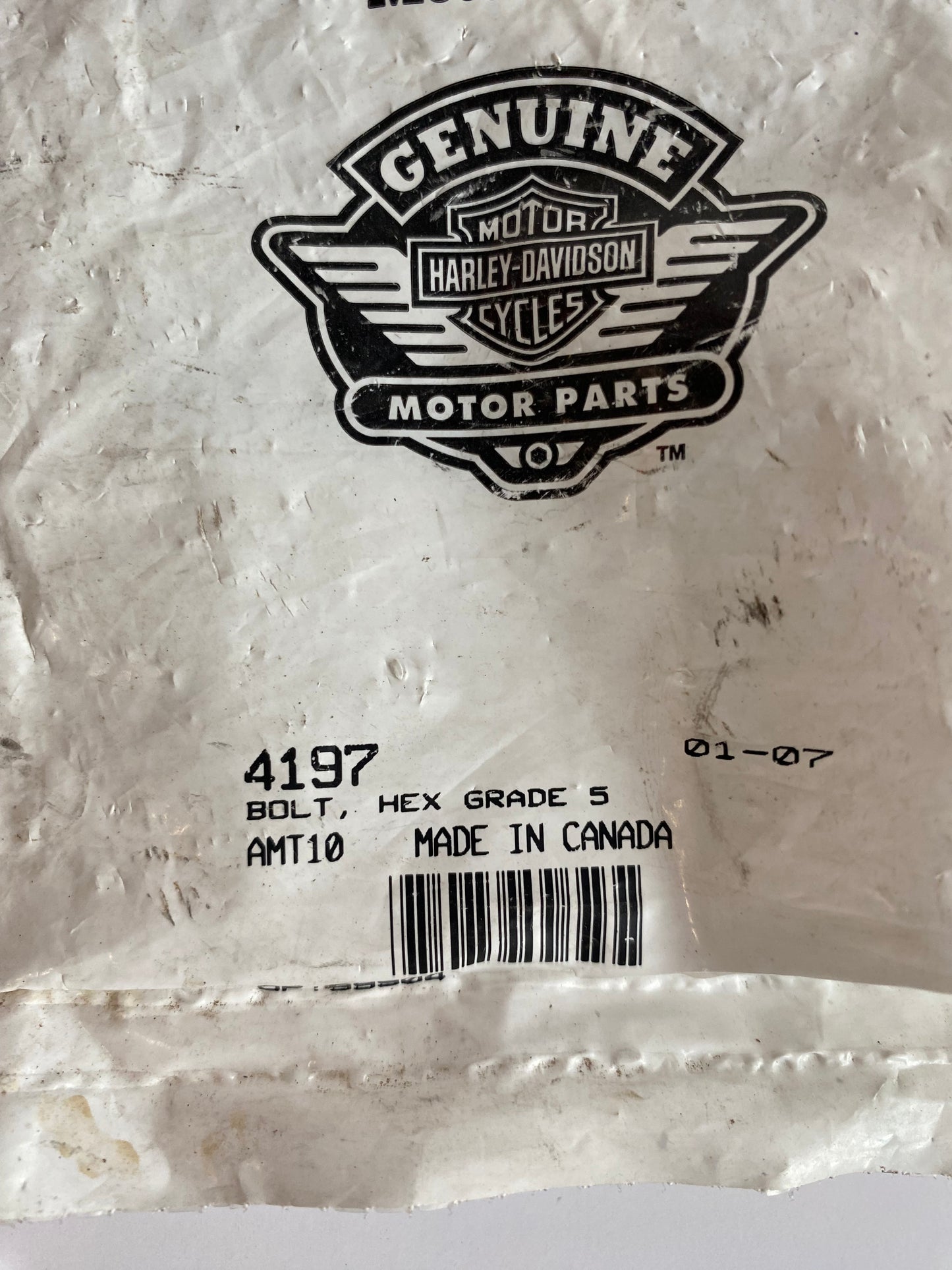 Vis 3/8-16 X 3-3/4 réservoir carburant Softail Harley Davidson REF OEM 4197