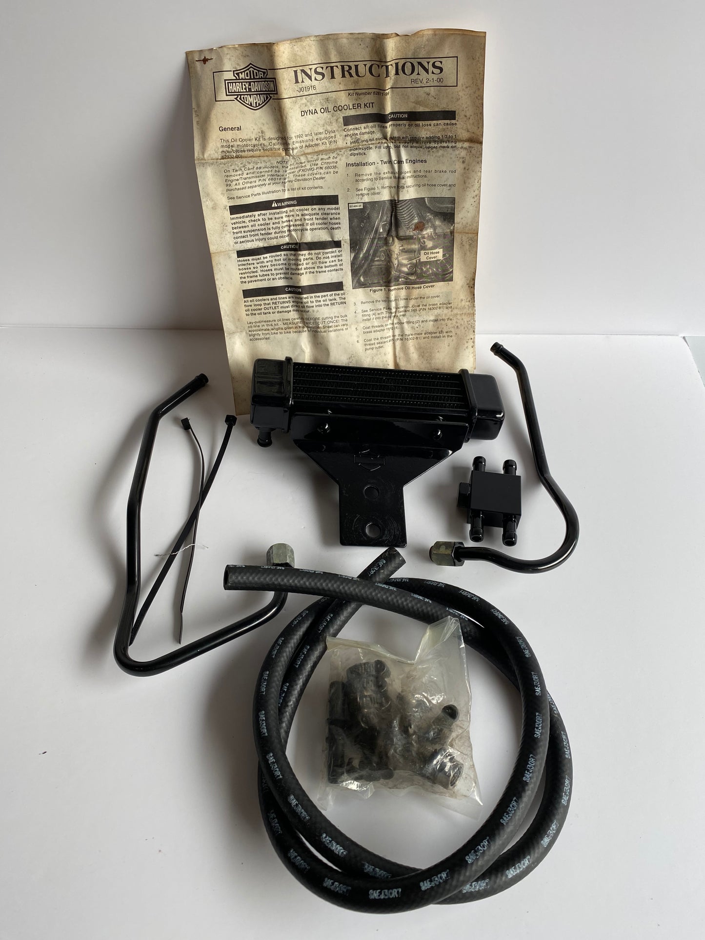 Harley Davidson Dyna Ölkühler-Kit OEM-Referenz: 62871-99