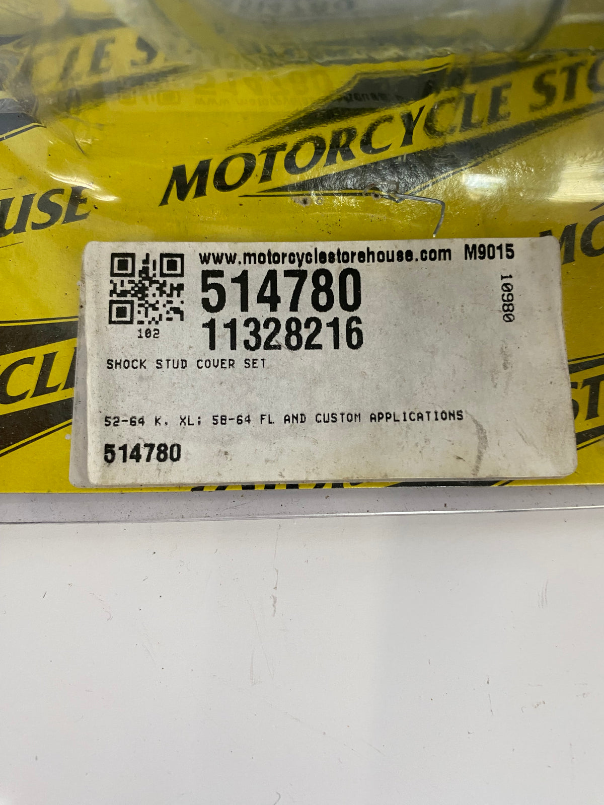 Jeu de caches supérieur amortisseurs chromé Harley Davidson REF OEM 54704-52 & 54705-52