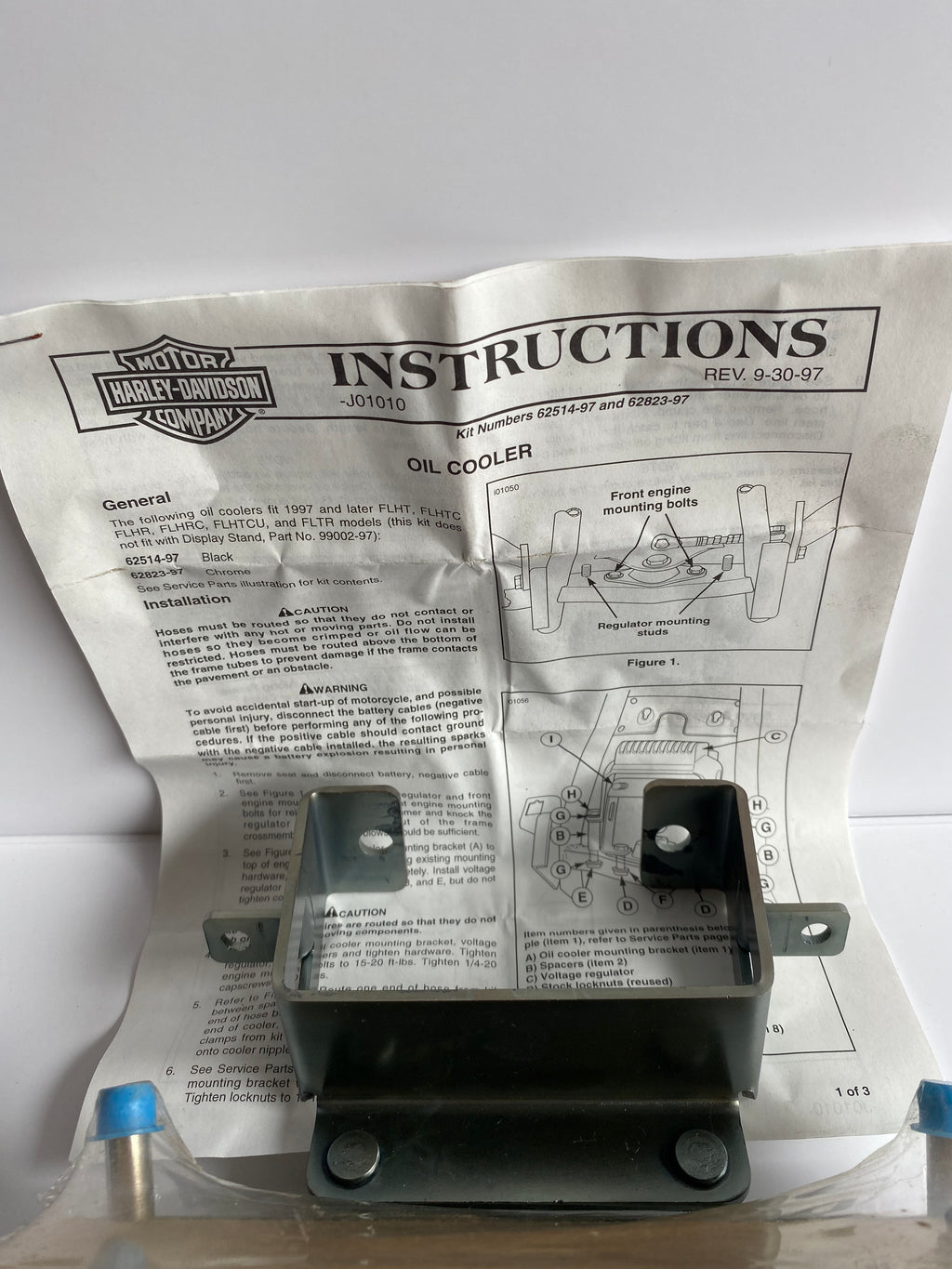 Harley Davidson Touring Oil Cooler Kit OEM REF: 32823-97