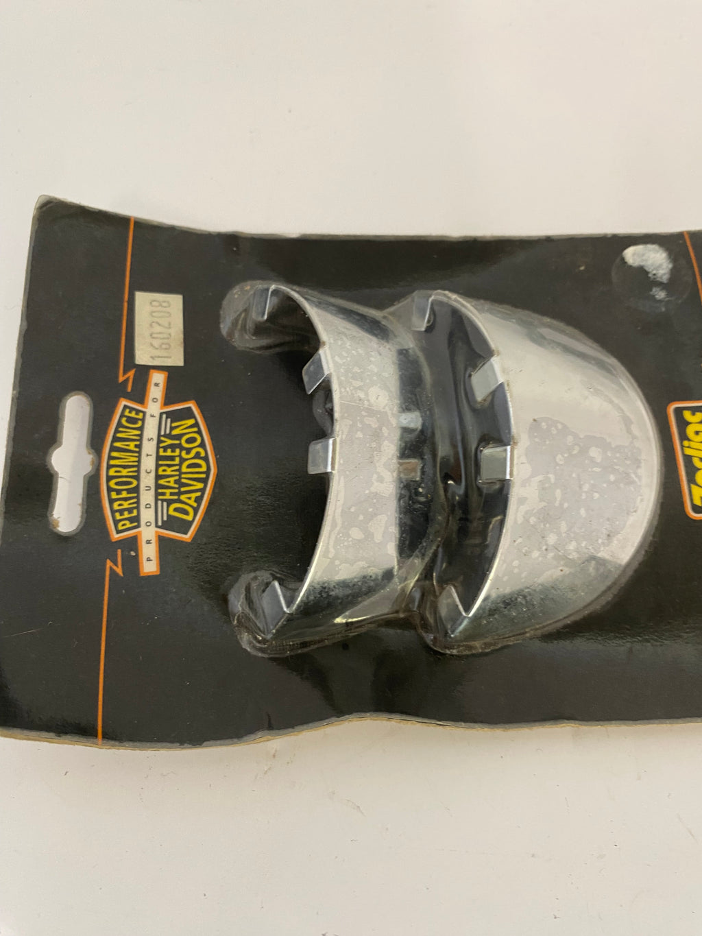 Jeu de 2 casquettes clignotants chrome Harley Davidson REF 67786-86T