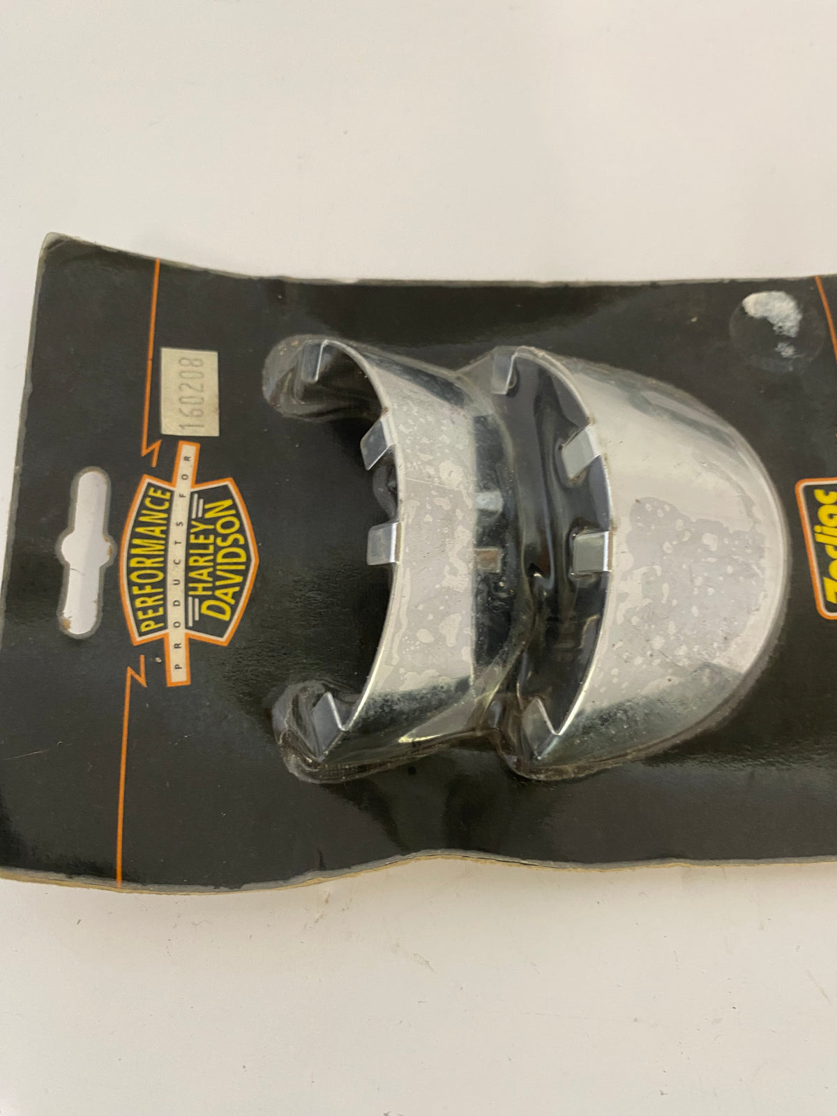 Jeu de 2 casquettes clignotants chrome Harley Davidson REF 67786-86T