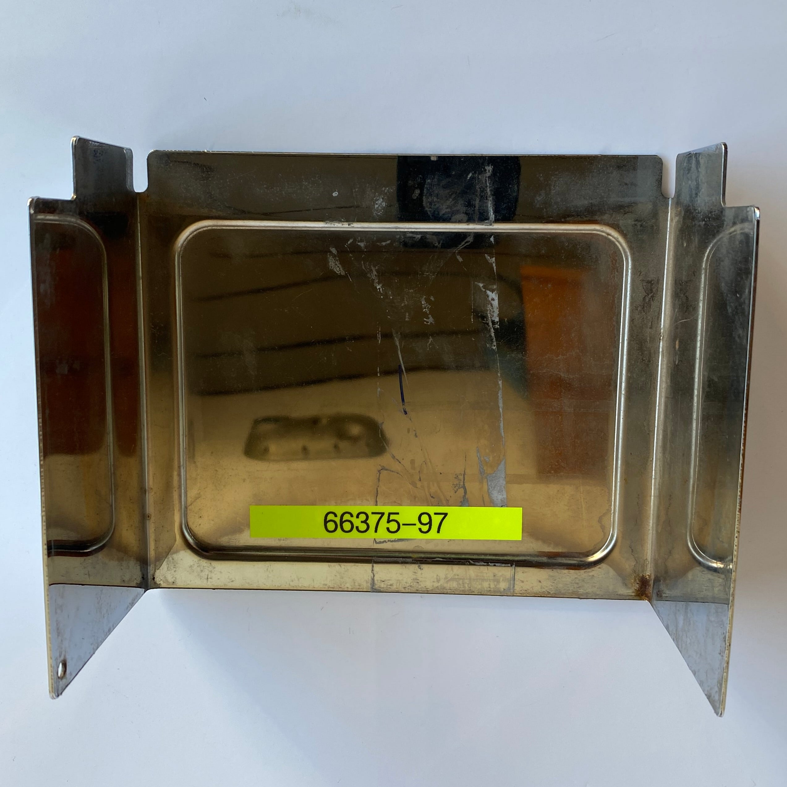 Cache batterie  chrome Dyna Harley Davidson REF OEM : 66375-97