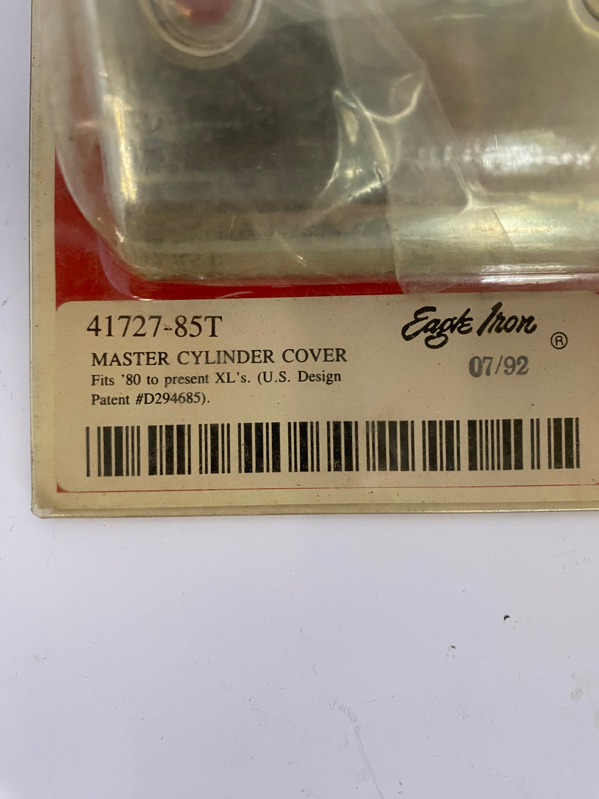 Cache maitre cylindre arrière chromé Sportster Harley Davidson REF 41727-85T