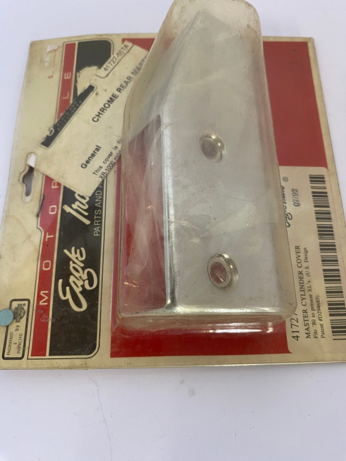 Cache maitre cylindre arrière chromé Sportster Harley Davidson REF 41727-85T